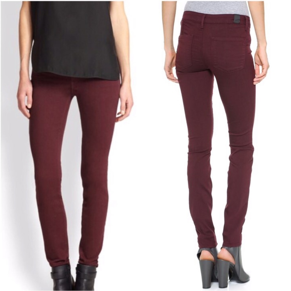 Vince Colored Mid-Rise Skinny Jean in Shiraz, 24